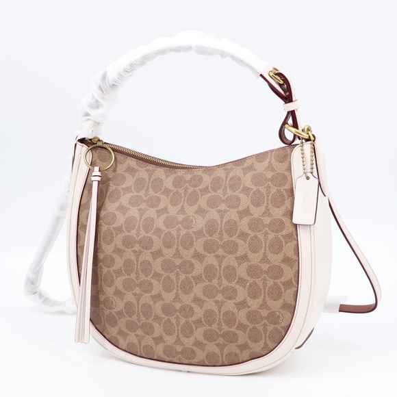 Coach Sutton Signature Shoulder Bag - Picture 3 of 12